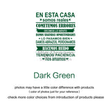 Spanish EN ESTA CASA House Rules Wall Sticker