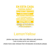 Spanish EN ESTA CASA House Rules Wall Sticker