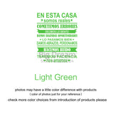 Spanish EN ESTA CASA House Rules Wall Sticker
