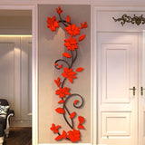 Colorful 3D Flower Removable