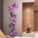Colorful 3D Flower Removable