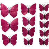 3D Magnet Butterfly Wall Stickers Butterflies Decors