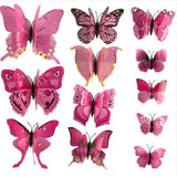 3D Magnet Butterfly Wall Stickers Butterflies Decors