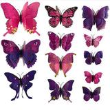 3D Magnet Butterfly Wall Stickers Butterflies Decors