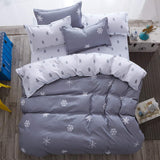 Valanorean Home Bedding Sets Lemon stripes