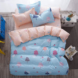 Valanorean Home Bedding Sets Lemon stripes