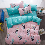 Valanorean Home Bedding Sets Lemon stripes