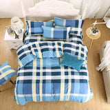 Valanorean Home Bedding Sets Lemon stripes