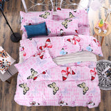 Valanorean Home Bedding Sets Lemon stripes