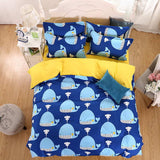Valanorean Home Bedding Sets Lemon stripes