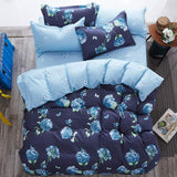 Valanorean Home Bedding Sets Lemon stripes