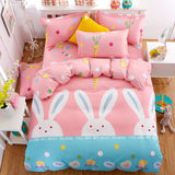 Valanorean Home Bedding Sets Lemon stripes