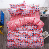 Valanorean Home Bedding Sets Lemon stripes