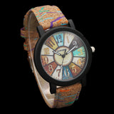 Lovers' Fashion Wood Watch Men Unique Turntable Watches Men's Women's Watches Wooden Watch Women Clock reloj mujer reloj hombre