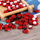 Wooden Ladybird Ladybug Sticker Children Kids