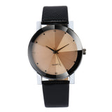 fashion 2017 watch men Luxury brand Unisex popular womens watches Quartz Stainless Steel Dial Leather Band WristWatch clock gift