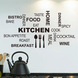 kicthen wall stickers creative art